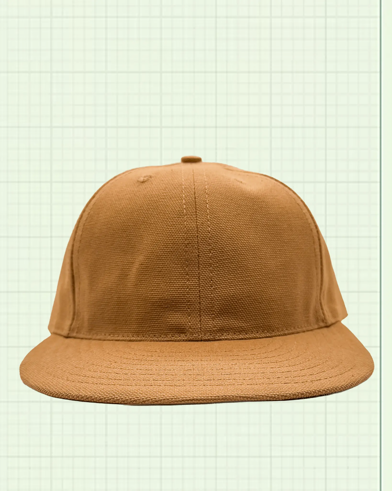 Soft Brim Ball Cap - American Canvas Plain Front - grown&sewn