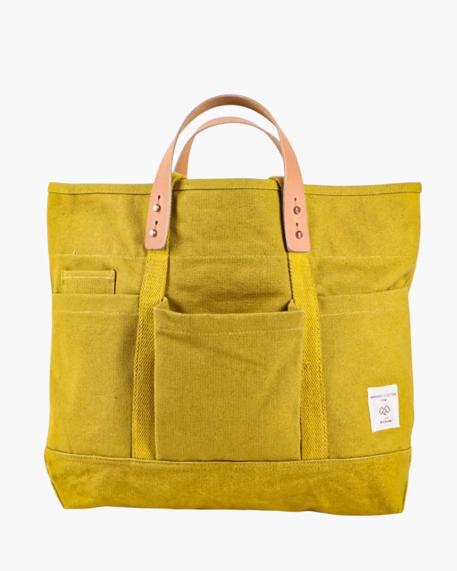 Construction Tote | Chartreuse - grown&sewn