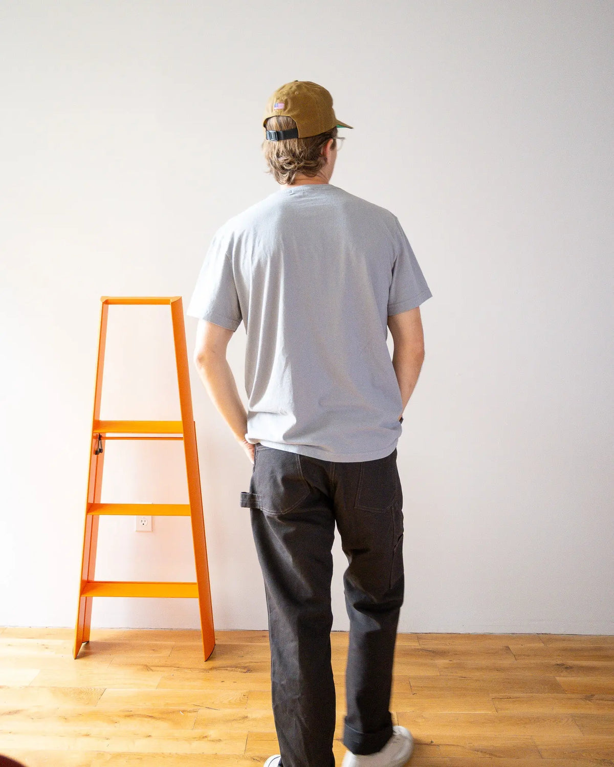 Mid Weight Short Sleeve Tee - Pewter - grown&sewn
