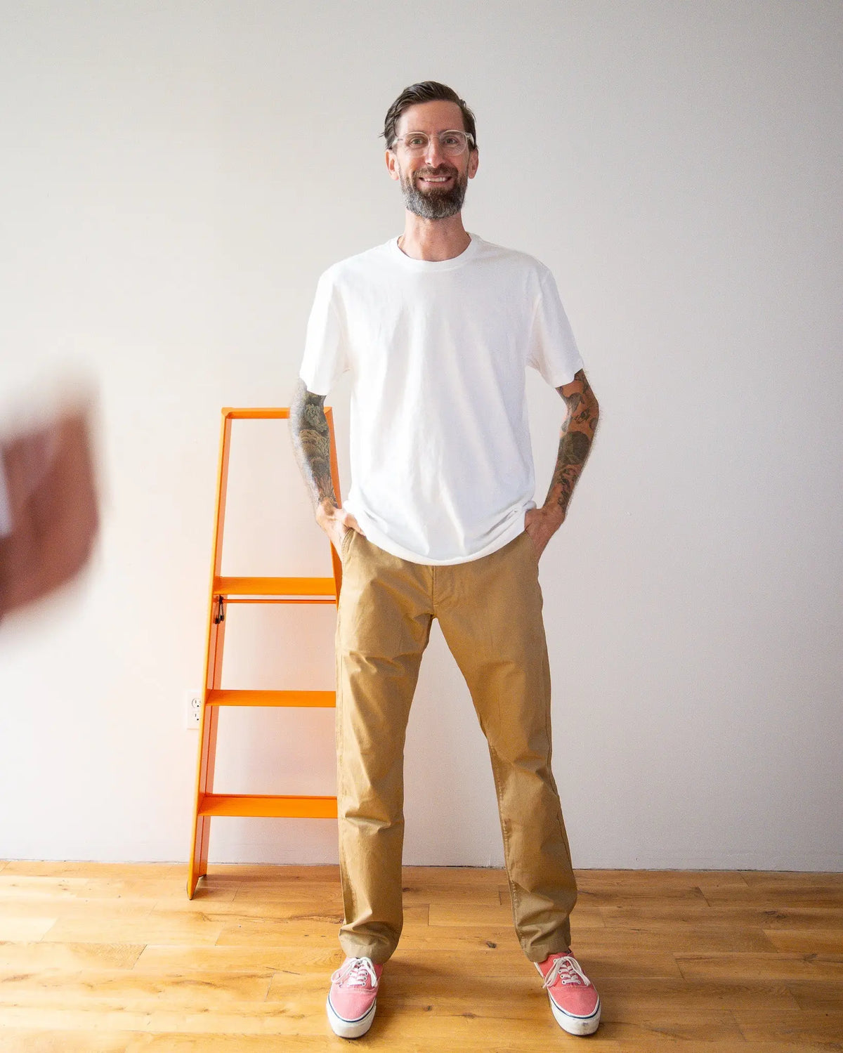 Mid Weight Short Sleeve Tee - Wimbledon White - grown&sewn