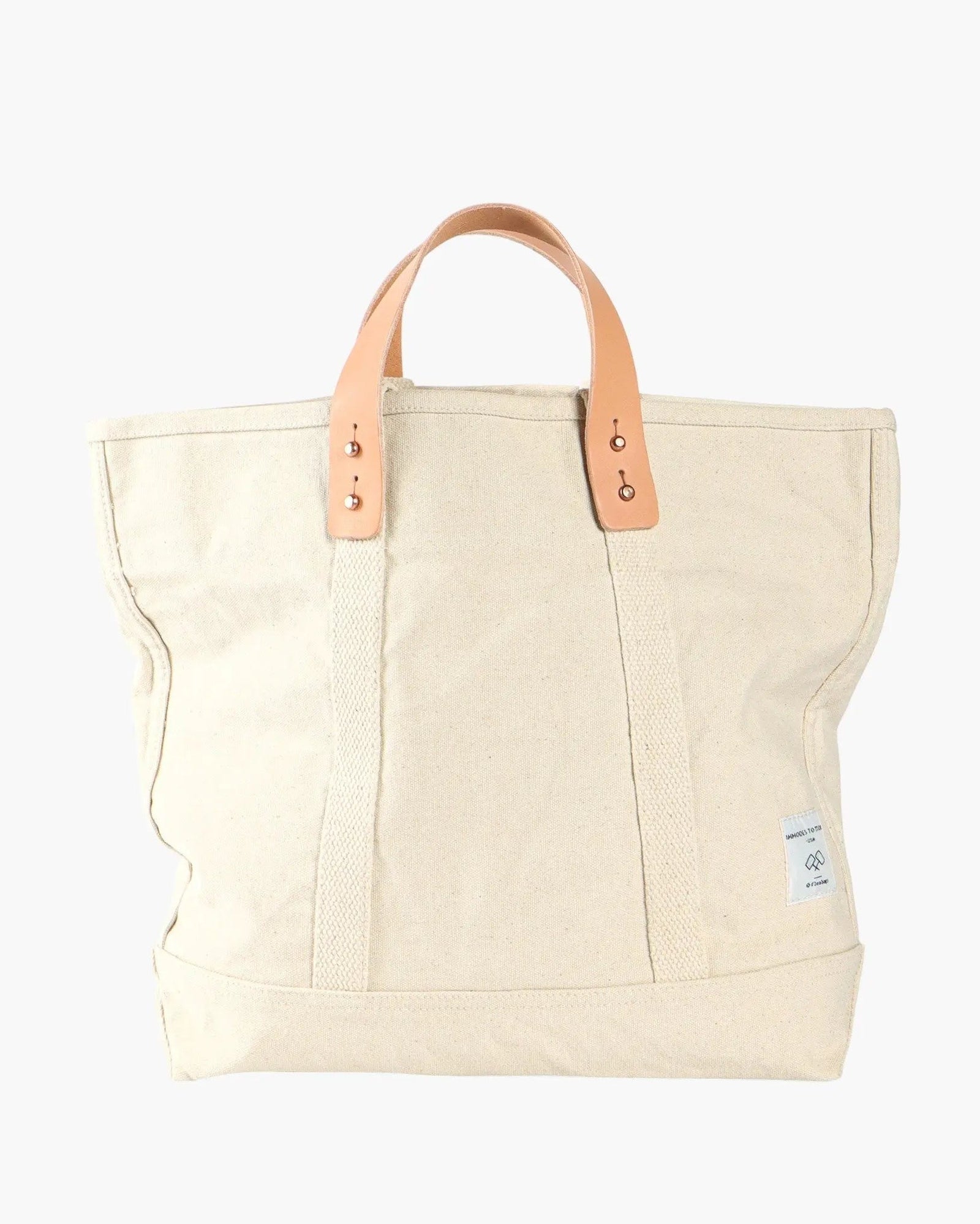 Small East West Tote | Natural - grown&sewn