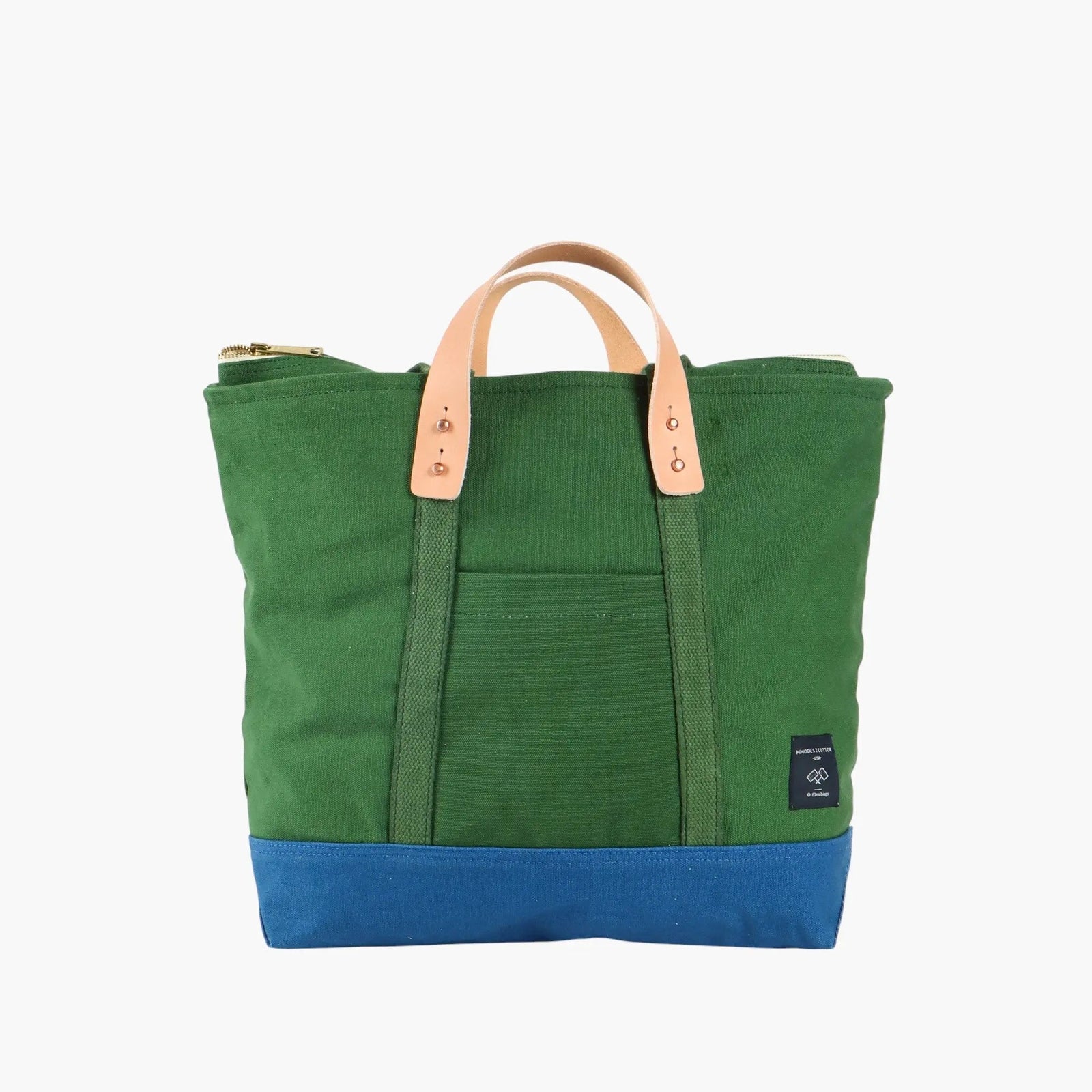 Small Zipper Tote | Pine+Ocean - grown&sewn