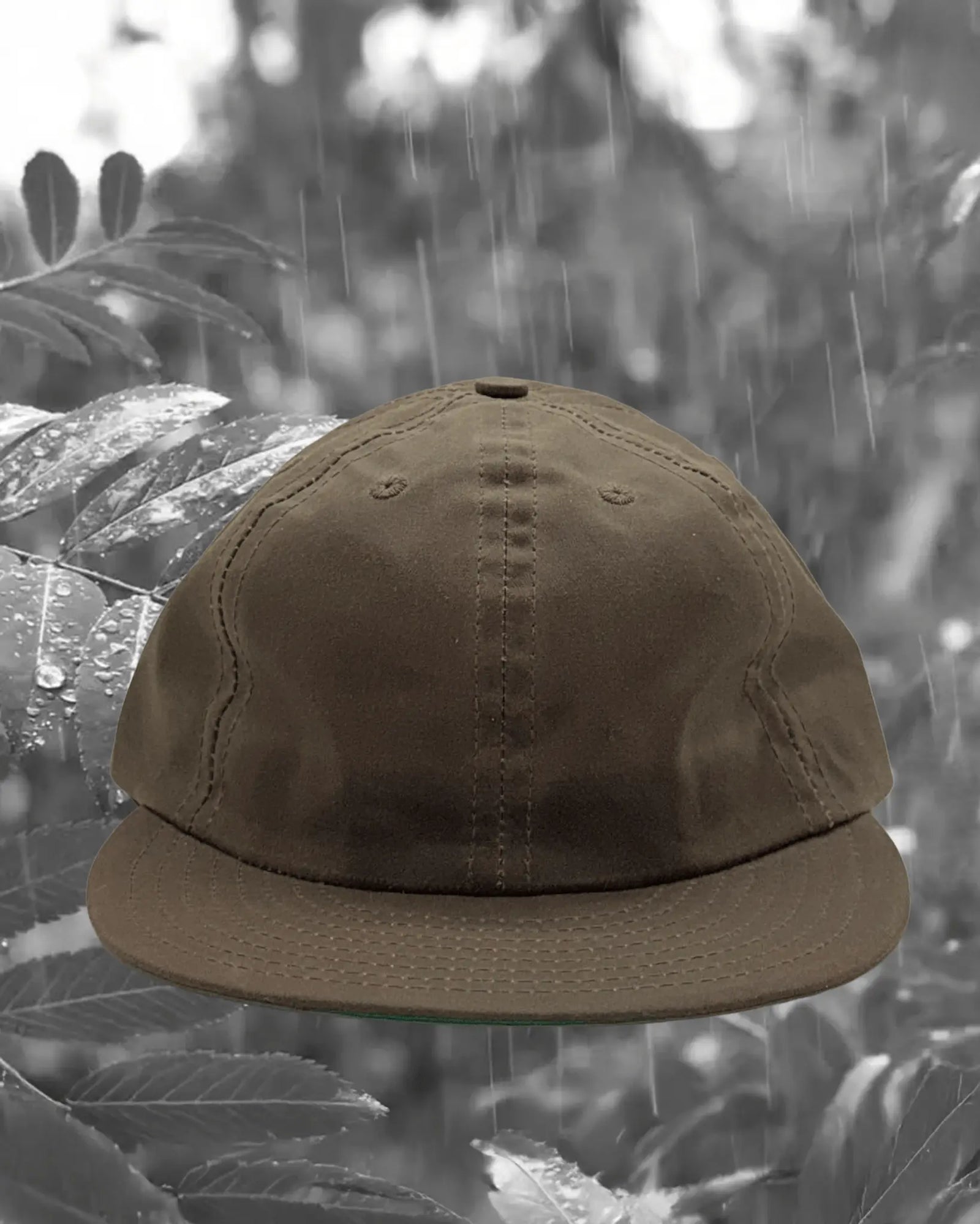 Soft Brim Ball cap - British Millerain Waxed Cotton - grown&sewn
