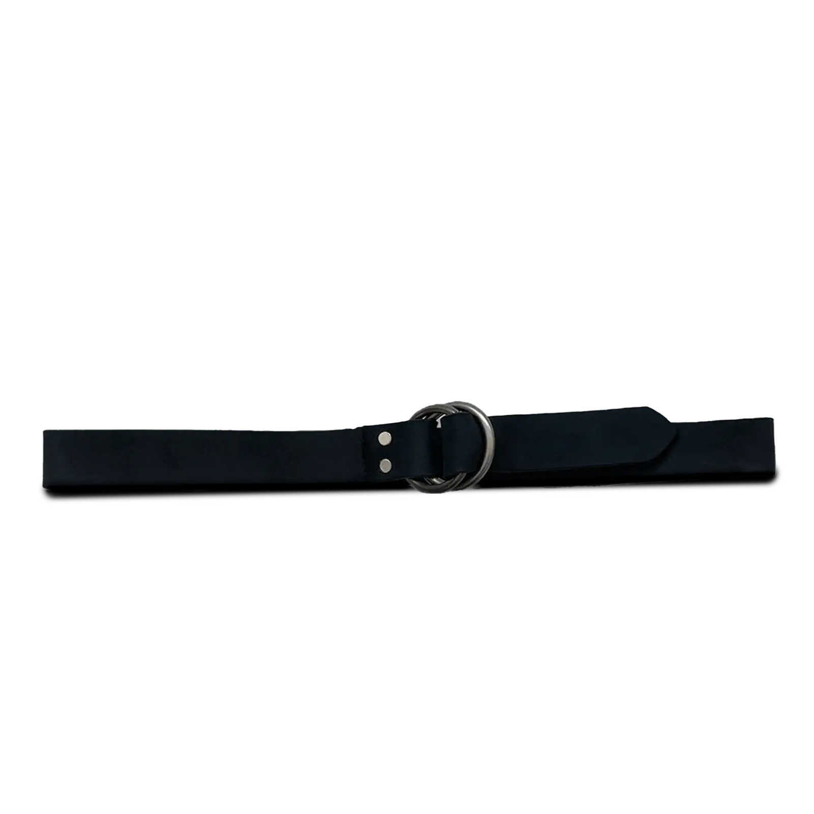 O-Ring Signature Leather Belt - Black - grown&sewn